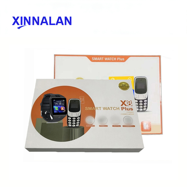 Premium Square IP67 Smartwatch Gift Combo with Wireless Powerbank & TWS Earphones Calendar Function X8 Plus Smart Watch Set