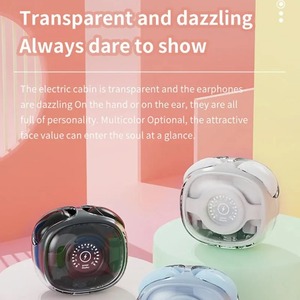 2023 New Arrival M26 Transparent Earbuds In-ear Headphones Wireless Ear Buds ENC Tws <strong>Cute</strong> <strong>Earphone</strong> for Girl - Product Image 4