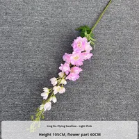 Fleur artificielle en soie unique, jacinthe, violet, spurier, delphinium, pour arrangement floral, décoration de la maison, hôtel, mariage