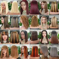 Perruque Bob en Dentelle HD Vente en Gros, 100% Cheveux Humains Vierges, Meilleure Perruque Frontale Indienne en Dentelle HD, Cheveux Humains Originaux, Perruque en Dentelle pour Femmes Cheveux Naturels