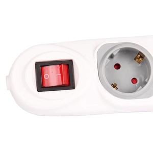 เต้าเสียบปลั๊กไฟ4ช่องเต้ารับไฟฟ้า SCHUKO ยุโรป - Product Image 5