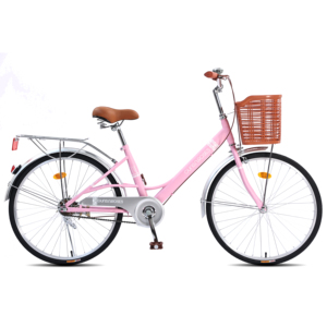 Meilleur vélo de ville pour femmes de 20 24 26 pouces, fourche en acier à engrenages simples de conception hollandaise vintage, vélos pour femmes - Product Image 5