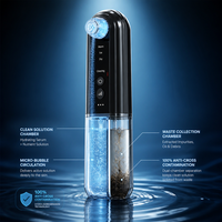 OEM ODM Appareil de nettoyage des pores électrique à circulation d'eau, à double réservoir, pour compresses chaudes et froides et élimination des points noirs, pour salon de beauté