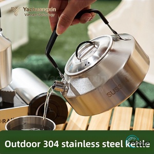 Saute Pans 1L 1.6L 304 Stainless Steel Outdoor Camping Cookware <b>Induction</b> Ready Large Capacity - Product Image 2