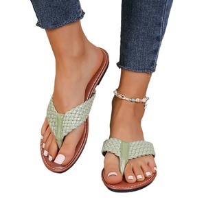 Chanclas de moda de talla grande, nueva versión coreana de verano 2024, sandalias tejidas con diseño de pez, frescas para mujer, Lz Wholesale231 231 - Product Image 5