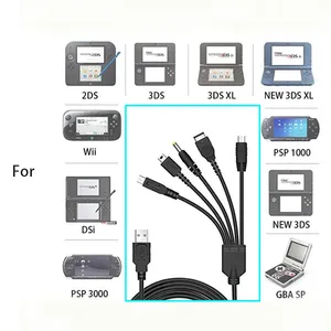 USB Game Player Charging &amp; Power Supply Cable <strong>for</strong> Nintendo 2DS/3DS XL/New 3DSXL/<strong>Wii</strong>/DSi/PS NDSI PS1000/SP Charge Cable - Product Image 3