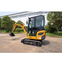 Mini-excavatrice sur chenilles de 2 tonnes de marque supérieure XE20E, norme d'émission Euro 5 avec certification CE