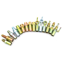 Raccords internes femelles hydrauliques de style sertissable 1/8 pour tuyau de frein, connecteur de ligne de frein pour assemblage de tuyau de frein