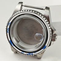 Montre mécanique pour homme de haute qualité, boîtier en acier inoxydable de luxe, accessoires de montre modifiés, verre minéral