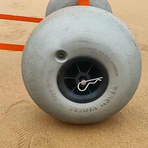 Custom Duurzaam Nut Draagbare Strand Stoel Winkelwagen Twee Wiel Staal Vouwen <span class=keywords><strong>Trolley</strong></span> - Product Image 6