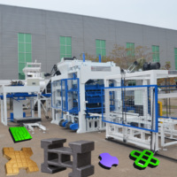 Machine de moulage de briques en béton hydraulique SHIYUE QT10-15, machine à fabriquer des blocs emboîtables, pompe à moteur, bloc creux automatique