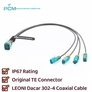 Cable Divisor GMSL2 a Fakra para Cámara GMSL Impermeable MATE-AX x 4, Cable de Conexión para Pantalla GMSL2 para NVIDIA DRIVE AGX <span class=keywords><strong>Thor</strong></span> Developer Kit - Product Image 2