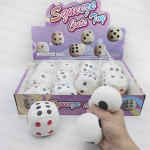 Juguete popular, bola antiestrés, juego de dados blandos de gran tamaño, juguete Jumbo, dados suaves para apretar, mordazas de fiesta, juguete, pequeño regalo para obsequios de <span class=keywords><strong>casino</strong></span> - Product Image 6