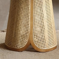 Ensemble de tables et chaises rondes en bois massif pour salle à manger, chaise de salle à manger moderne de luxe, 4 ensembles, table basse, usage traditionnel pour hôtel