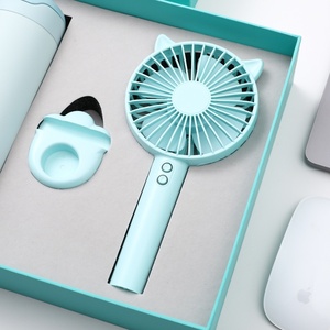 Set de Regalo en Oferta, Bienvenido Verano, Taza con Cierre de Alta Apariencia, Ventilador Pequeño, Creativo, Práctico, Personalizable con Logotipo - Product Image 5