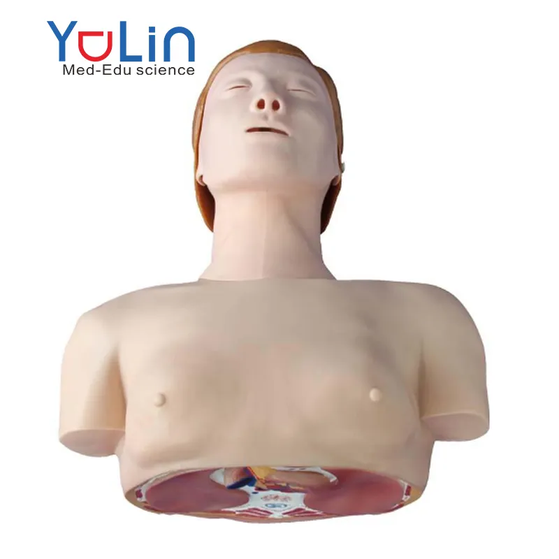 고급 심폐 소생 시뮬레이터 전신 Cpr 인간 의료 교육 모델