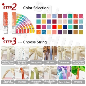 White Custom Printed Silk Satin Drawstring Pouch Bag Wig Extension Pouch Seal <strong>Textile</strong> <strong>Packaging</strong> - Product Image 5
