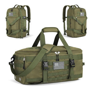 Sac de voyage tactique personnalisé avec logo, fermeture éclair, pour hommes et femmes, pour les voyages, la salle de sport, les week-ends, les séjours d'une nuit, sac à dos de voyage - Product Image 1