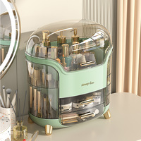 COIZY Boîte de Rangement Cosmétiques, Anti-Poussière et Étanche pour Maquillage, Bijoux, Masques et Pinceaux dans la Salle de Bain