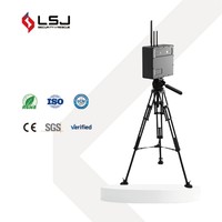 Radar Deformasi Penyelamatan Gempa Bumi D300 0.1mm Monitor Bangunan 300m 10Hz Alarm Multi-titik Gempa Ganti Gempa Keamanan