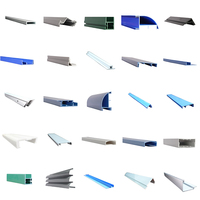 Profils en plastique PVC rigide en forme de H et en U, écologiques, durables et personnalisés pour la cuisine, l'extérieur, l'hôpital, design moderne