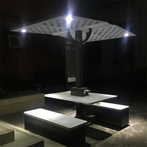 Stainless Steel Smart Seats Benches Wireless Charging USB Ports <b>Speakers</b> Outdoor Use for Parks Shopping Stainless Steel Smart Be - Product Image 2