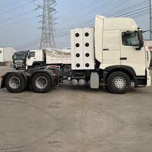 Stock Truck Natural Gas Trailer Head Truck Second Hand Howo T7h CNG Tractor Truck