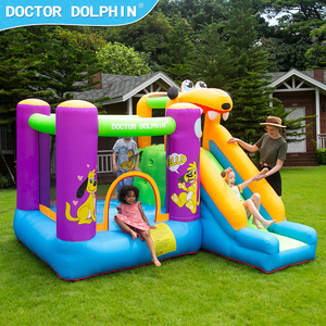 Bác Sĩ Cá Heo Trong Nhà Nhỏ Trẻ Em Inflatable Lâu Đài Bouncy Oxford Vải Nhà Bouncy Cho Trẻ Em Bên Không Khí-Đầy Vui Vẻ - Product Image 1