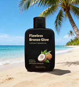 Baume Accélérateur de Bronzage Instantané Effet Hâle Intense au Monoï pour Peaux Foncées – Crème Auto-Bronzante Marque Privée Enjoy Skin - Product Image 1