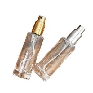 5ml 10ml 15ml 20ml 30ml 50ml 100ml Matte Frosted Clear Fragrance Container Fine Mist Spray Pump Bottles Glass Perfume Bottle