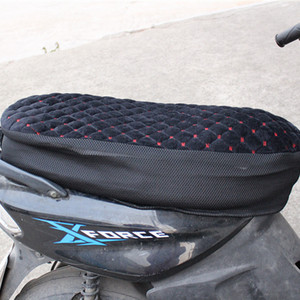 Housse de siège de scooter doublée en polaire, velours violet, noir, marron, protection chaude pour la conduite en extérieur, différentes tailles 60 70 80 cm - Product Image 6