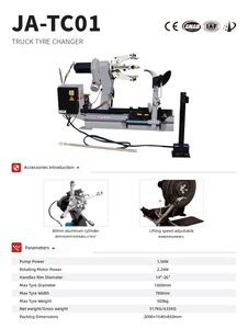 Máquina Desmontadora e Instaladora de Neumáticos para Camiones TC01, de 14"-56", Venta Directa de Fábrica, Modelo JA-TC01 - Product Image 2
