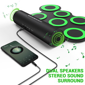 Juguetes Pequeños Educativos para Niños, Instrumentos Musicales Usados, Juego de Batería, Batería Electrónica Infantil - Product Image 6