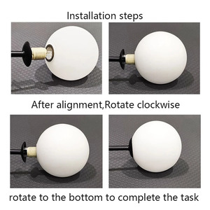 Pantalla de Lámpara Moderna Nórdica de Cristal Blanco <span class=keywords><strong>para</strong></span> Bombilla G9, Esmerilada, con Abertura de 2cm, Globo de Repuesto de Fácil Instalación - Product Image 5