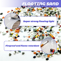 Sable de résine pour médias de sablage et abrasifs pour le sablage à billes, 30-40 mesh, noir, pour projets de décapage de rouille