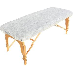 Drap de lit <span class=keywords><strong>jetable</strong></span> non tissé élastique épais couverture imperméable respirante douce pour lit d'hôpital médical - Product Image 1