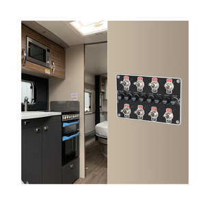 Wholesale Boat Yacht 12V Toggle <strong>Switch</strong> <strong>Panel</strong> Fuse 10A IP65 ABS Interior Kits for <strong>Campervan</strong> - Product Image 2