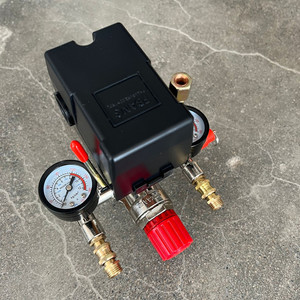 Vanne de régulation de pression pour compresseur d'air Fbang avec manomètre et interrupteur pour usage industriel - Product Image 4