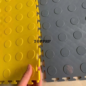 Heavy Duty Anti Slip Industrial PVC Coin Workshop Interlocking Floor <b>Tile</b> - Product Image 2