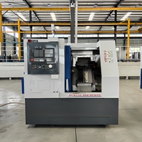 Machine-outil CNC YH8 à protection intégrale pour tournage et fraisage de métaux, avec rail incliné, haute précision