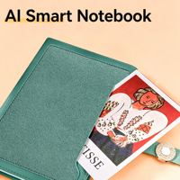 Bloc-notes intelligent interactif LinkBuddy 1.0 avec enregistrement vocal et résumé IA pour réunions d'affaires