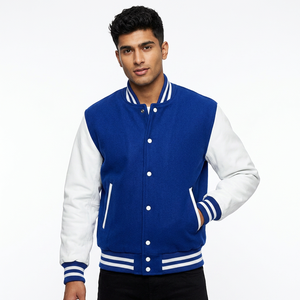 Chaquetas de béisbol de fabricación profesional, diseño más popular, chaqueta universitaria Letterman de alta calidad - Product Image 1