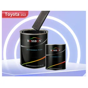 Toyo-1G3 pintura para carro preta misturada magnética cinza Met Revestimento automotivo de corpo automotivo de média solidez pintura para repintura de carro