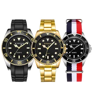 <span class=keywords><strong>Montre</strong></span> de luxe à Quartz pour hommes, <span class=keywords><strong>bracelet</strong></span> en or, résistant à l'eau, vente en gros, OEM - Product Image 1
