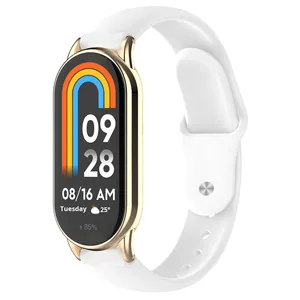 Bracelets de montre en silicone étanches et résistants à la transpiration pour Xiaomi Mi Band 10 9 8, bracelets de remplacement sportifs pour accessoires Mi Band 10 9 8 - Product Image 5