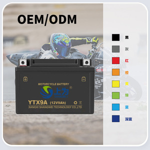 แบตเตอรี่มอเตอร์ไซค์ Shangwei รุ่น YTX9A 12V 9Ah ชนิดตะกั่ว-กรด สำหรับเปลี่ยนในรถมอเตอร์ไซค์ KYMCO Street Bike - Product Image 5