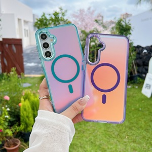 Funda Magnética Translúcida con Degradado de Color para Samsung Galaxy A17 A37 A57 A36 A56 A26 5G A16 A06 4G, Compatible con Carga Inalámbrica - Product Image 6