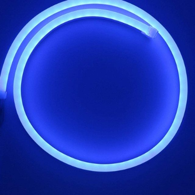 360 Degree Round Shape 220V Led Rgb Neon Flex IP67 Waterproof Led Neon Light Strip