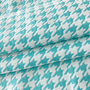 Tela de chenilla a cuadros de alta densidad de 1.8M para sofá, tejido de poliéster y algodón cepillado con acabado de gamuza. - Product Image 3