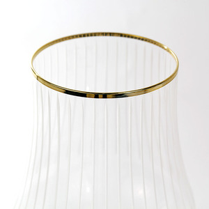 Flûtes à champagne élégantes à bord doré, gobelets à vin en verre soufflé à la main pour les mariages, les fêtes et l'usage quotidien - Product Image 4
